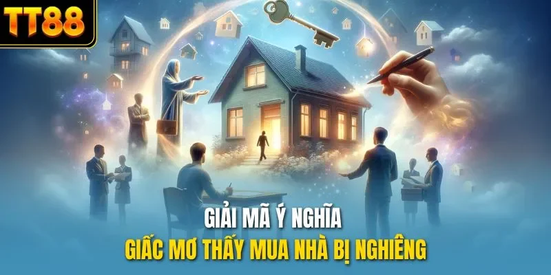 Giải mã ý nghĩa giấc mơ thấy mua nhà bị nghiêng